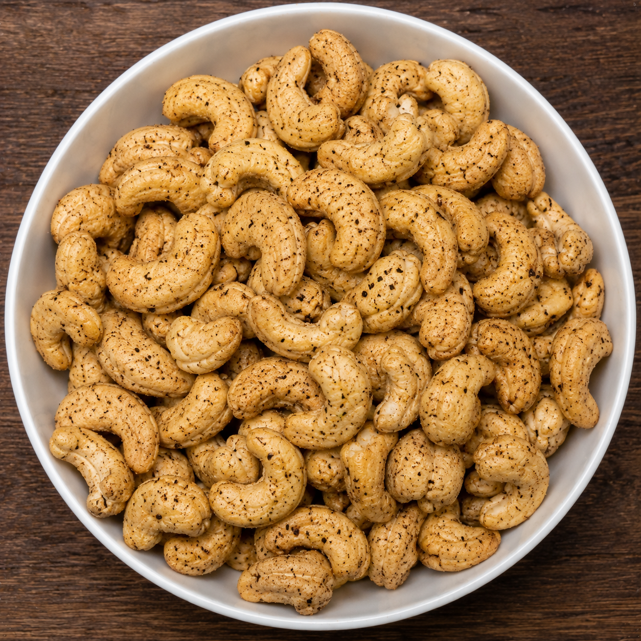 Black Pepper Cashew Nuts
